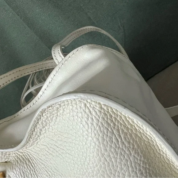 PERFECT FOR RODEO 🤠 Chloe Ivory Leather Fringe Mini Marcie Bag - Special Edition - Picture 7 of 16
